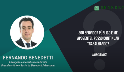 Sou servidor público e me aposentei. Posso continuar trabalhando?