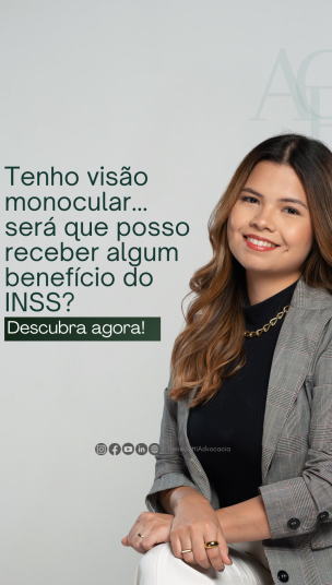 thumbnail Tenho visão monocular… será que posso receber algum benefício do INSS?